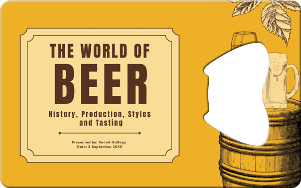 The World Of Beer Business Card Bottle Opener Front