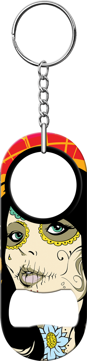 Ladies Of The Dead Bartender Mini Bottle Opener Front