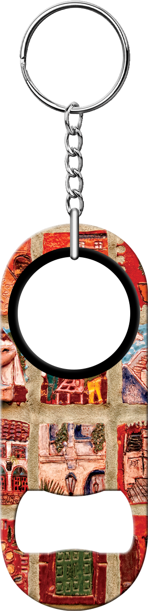 Wall Art Bartender Mini Bottle Opener Front