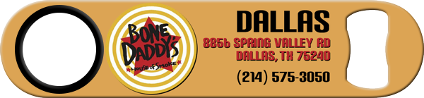 Bone Daddys Custom Standard Bottle Opener Front
