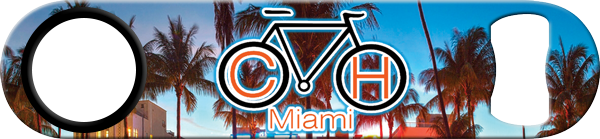 Cm Miami Custom Standard Bottle Opener Front