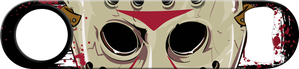 Hockey Horror Jason Voorhees Custom Bottle Opener Front
