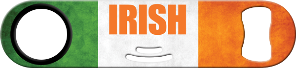 Irish I Was Drunk Strainer Bottle Opener Front