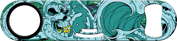 Stormy Sea Strainer Bottle Opener Front