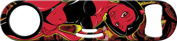 Wink Bartender Strainer Bottle Opener Front