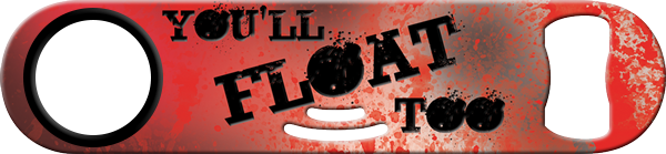 Youll Float Too It Clown Strainer Bottle Opener Front