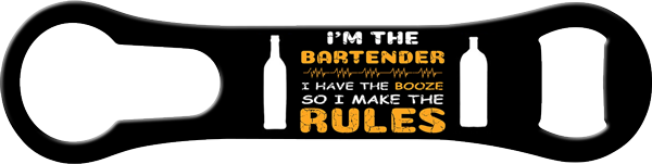 Booze Rules Vrod Bottle Opener Front